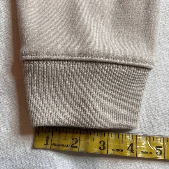 Izod Advantage Performance Beige Stretch 3/4 Zip Up Pull Over Sweater-L - Picture 9 of 11